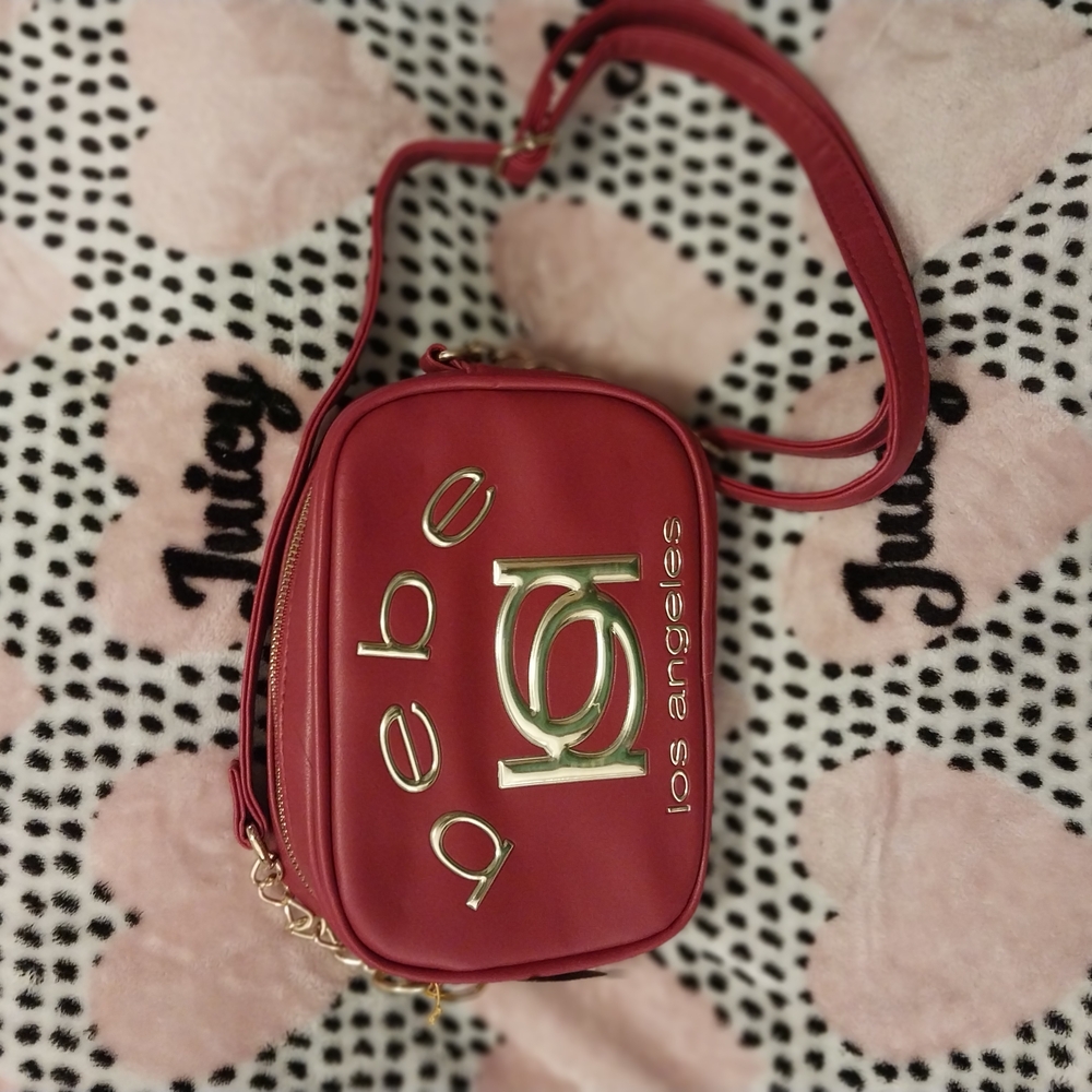 Bebe Red Crossbody Bag